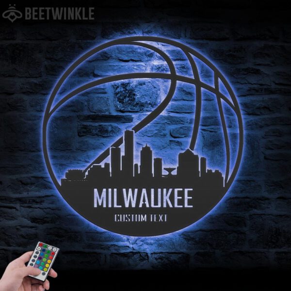 Custom-Milwaukee-Skyline-Basketball-Metal-Wall-Art-LED-Light-6-1