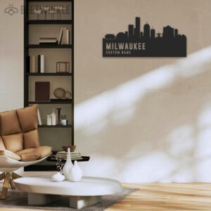 Custom-Milwaukee-Skyline-Metal-Wall-Art-LED-Light-2