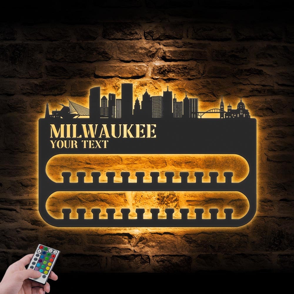 Custom-Milwaukee-Skyline-Sport-Medal-Hanger-With-Led-Light_3