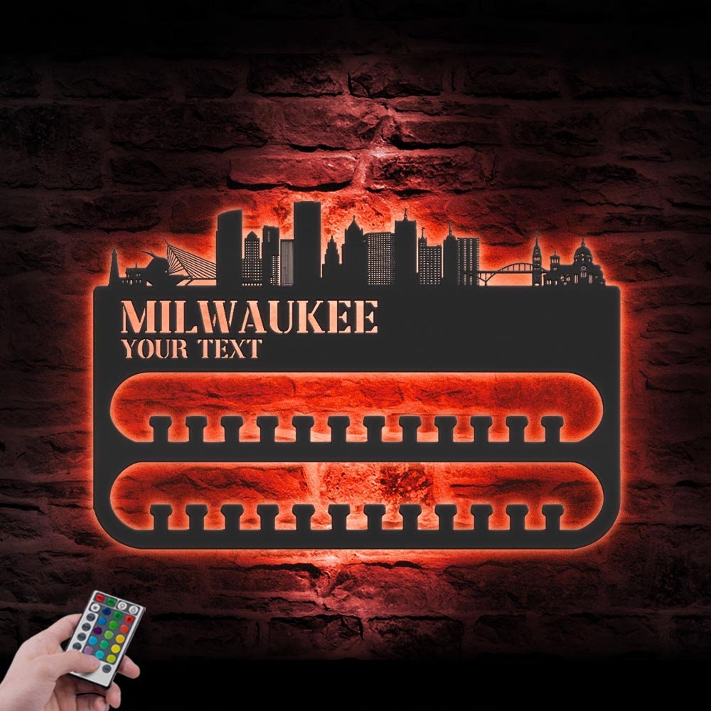 Custom-Milwaukee-Skyline-Sport-Medal-Hanger-With-Led-Light_8