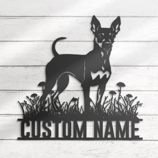 Custom-Miniature-Pinscher-Metal-Wall-Art-LED-Light_1