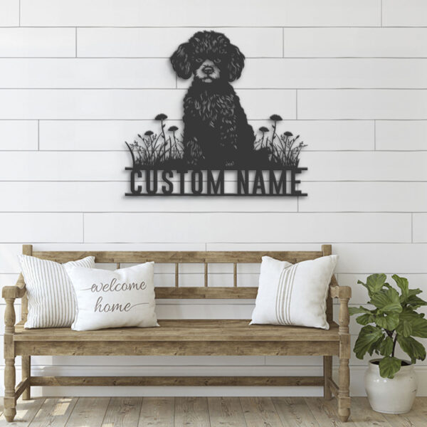 Custom-Miniature-Poodle-Metal-Wall-Art-LED-Light_3