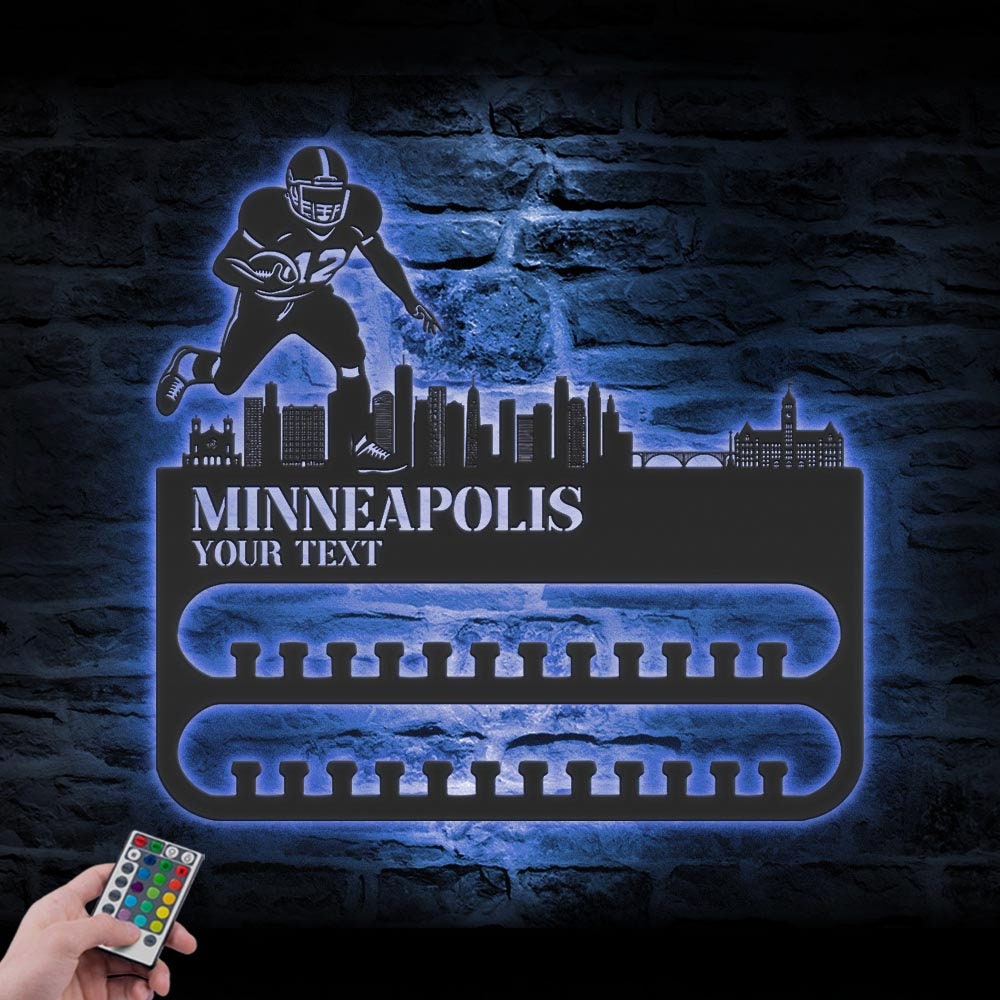 Custom-Minneapolis-Skyline-American-Football-Medal-Hanger-With-Led-Light_3