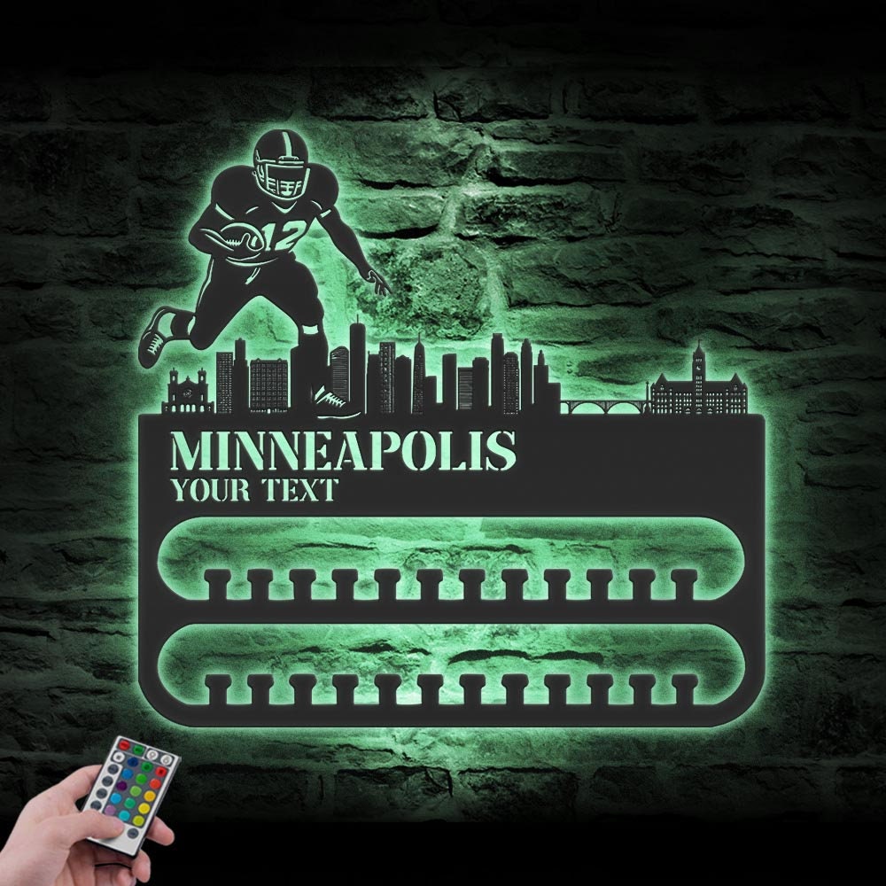 Custom-Minneapolis-Skyline-American-Football-Medal-Hanger-With-Led-Light_4