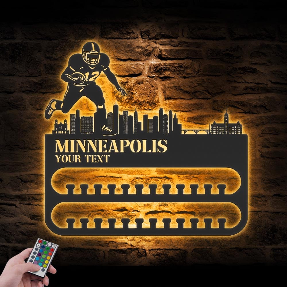 Custom-Minneapolis-Skyline-American-Football-Medal-Hanger-With-Led-Light_5