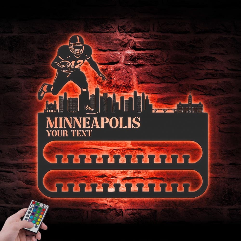 Custom-Minneapolis-Skyline-American-Football-Medal-Hanger-With-Led-Light_7