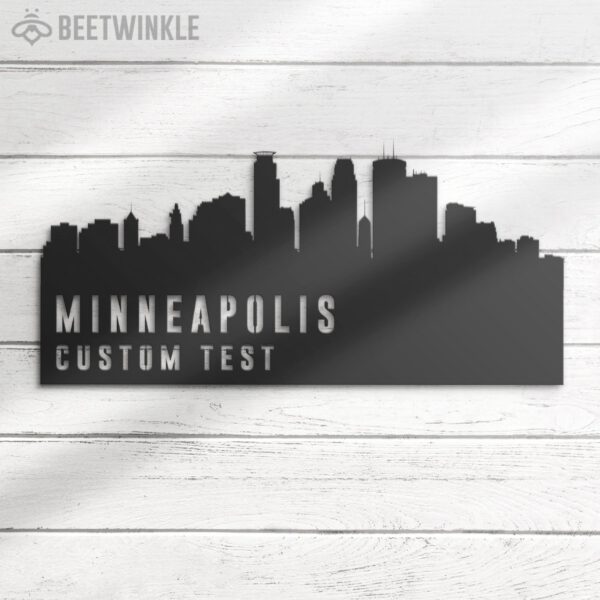 Custom-Minneapolis-Skyline-Metal-Wall-Art-LED-Light-7