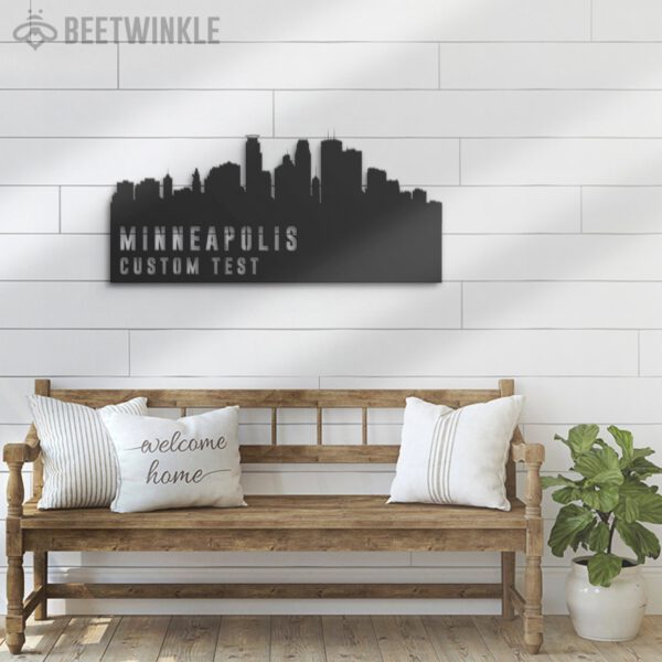 Custom-Minneapolis-Skyline-Metal-Wall-Art-LED-Light-8