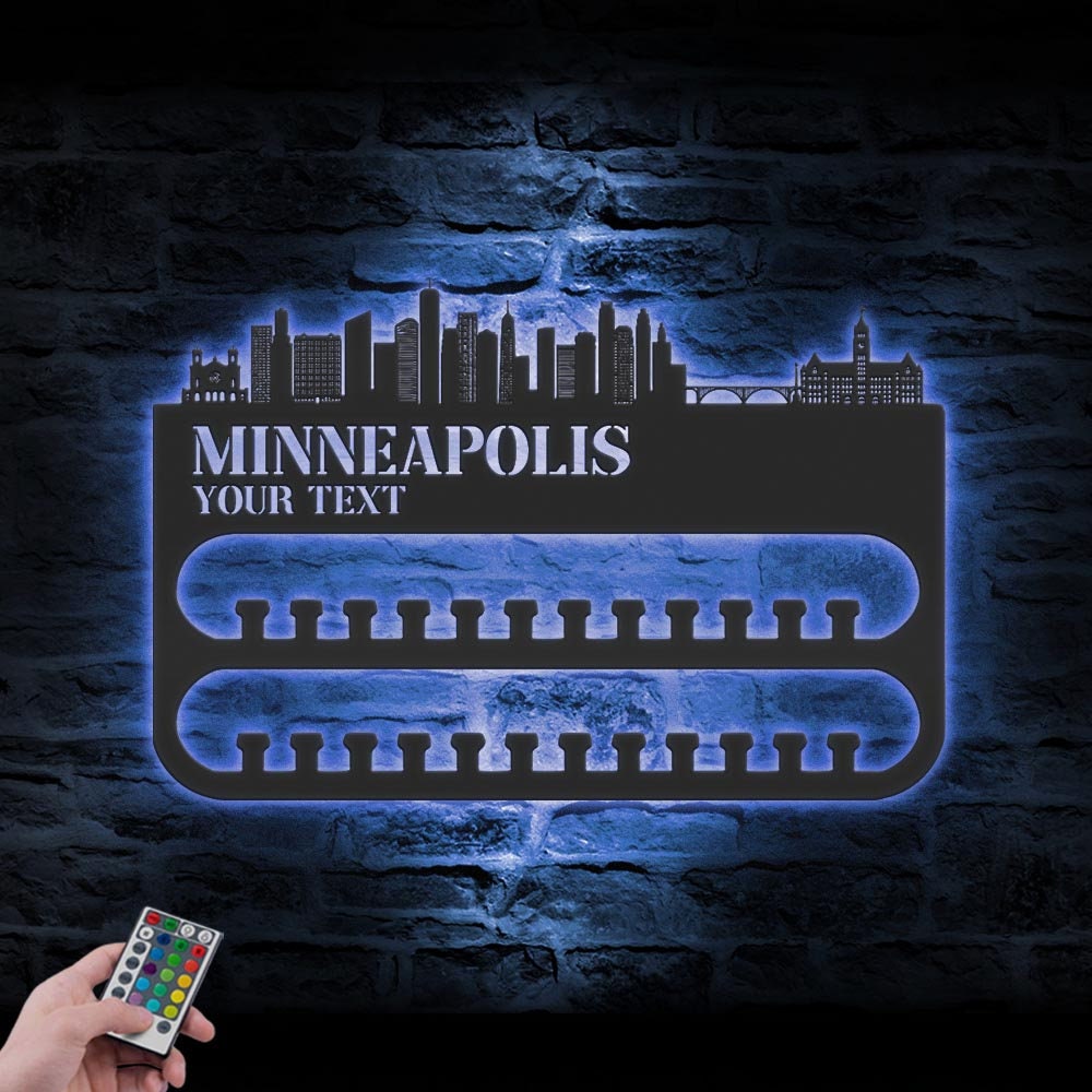 Custom-Minneapolis-Skyline-Sport-Medal-Hanger-With-Led-Light_4