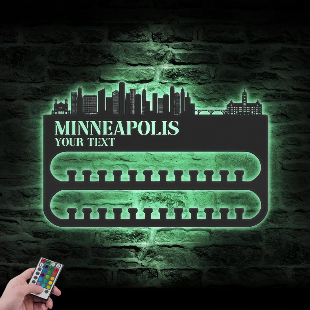 Custom-Minneapolis-Skyline-Sport-Medal-Hanger-With-Led-Light_7