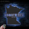 Custom-Minnesota-Map-Metal-Wall-Art-LED-Light