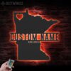 Custom-Minnesota-Map-Metal-Wall-Art-LED-Light-6