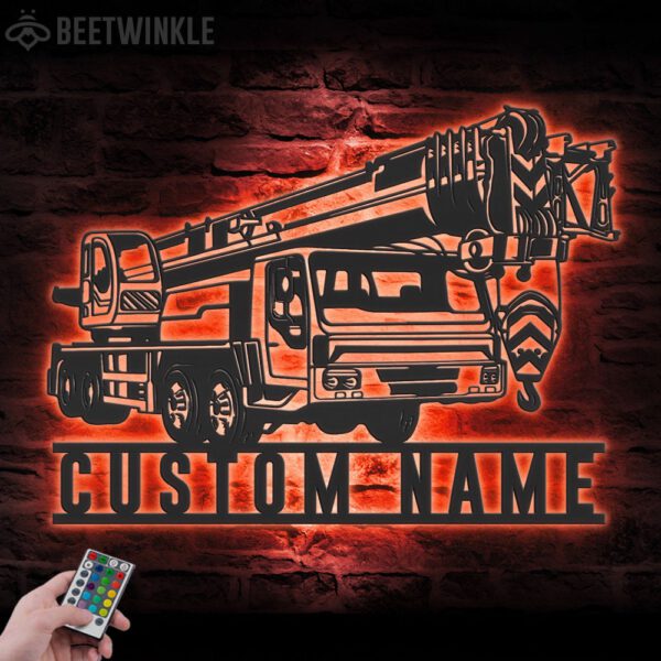 Custom-Mobile-Crane-Truck-Driver-Metal-Wall-Art-LED_2