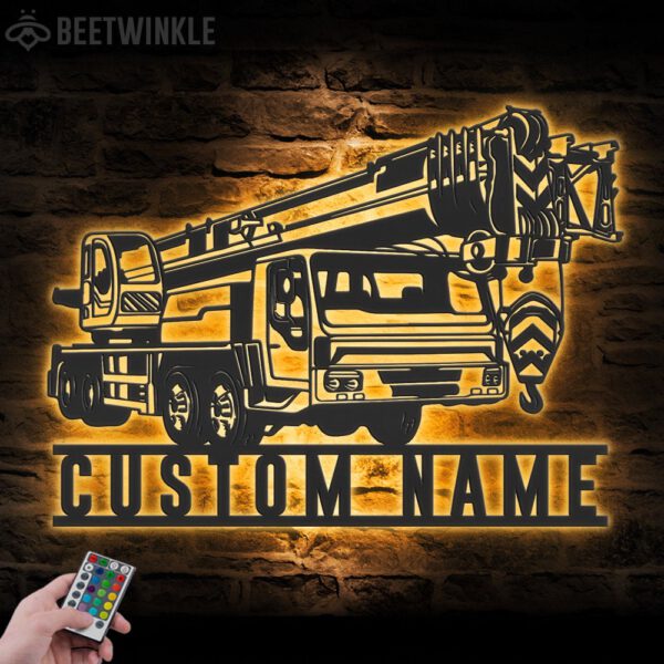 Custom-Mobile-Crane-Truck-Driver-Metal-Wall-Art-LED_7