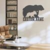 Custom-Mom-Baby-Father-Bear-Metal-Wall-Art-LED-Light