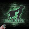 Custom-Mom-Baby-Father-Dog-Metal-Wall-Art-LED-Light-8