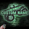 Custom-Monster-Truck-Driver-Metal-Wall-Art-LED-Light-2-1