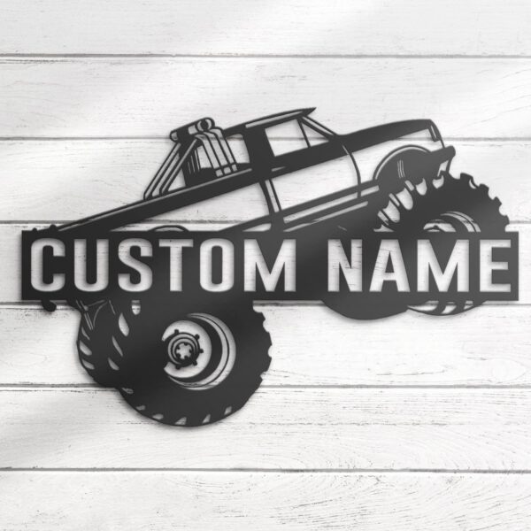 Custom-Monster-Truck-Driver-Metal-Wall-Art-LED-Light-6-1