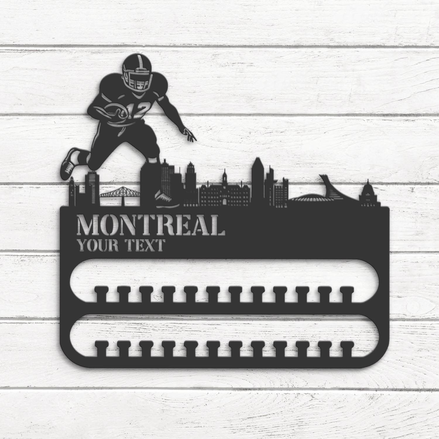 Custom-Montreal-Skyline-American-Football-Medal-Hanger-With-Led-Light_1