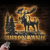 Custom-Moose-Huting-Metal-Wall-Art-LED-Light-3-1