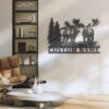 Custom-Moose-Huting-Metal-Wall-Art-LED-Light-3-2