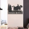 Custom-Moose-Huting-Metal-Wall-Art-LED-Light-4