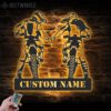 Custom-Motocross-Biker-Couple-Holding-Hand-Metal-Wall-Art-LED-Light-4