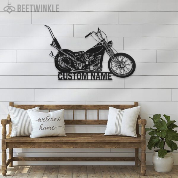 Custom-Motocross-Biker-Metal-Wall-Art-LED-Light-13