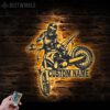 Custom-Motocross-Biker-Metal-Wall-Art-LED-Light-4-1