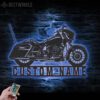 Custom-Motocross-Biker-Metal-Wall-Art-LED-Light-4