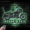 Custom-Motocross-Biker-Metal-Wall-Art-LED-Light-5