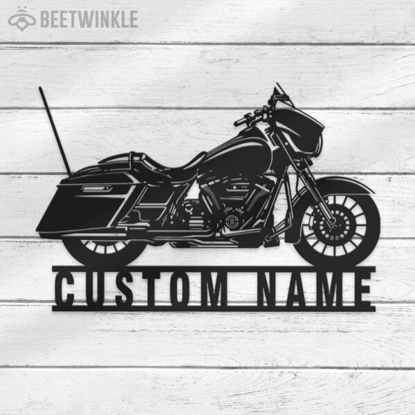 Custom-Motocross-Biker-Metal-Wall-Art-LED-Light