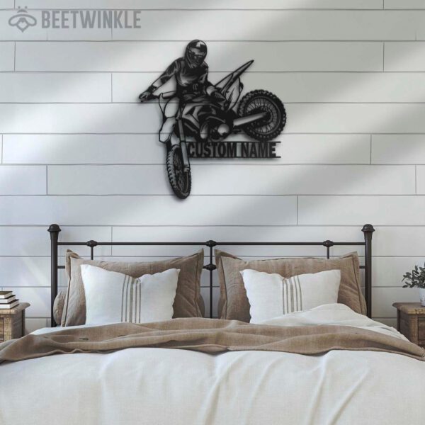 Custom-Motocross-Biker-Metal-Wall-Art-LED-Light-8-1