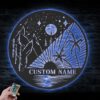 Custom-Mountain-Beach-Camping-Metal-Wall-Art-LED-Light-4