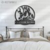 Custom-Mountain-Bear-Metal-Wall-Art-LED-Light-6