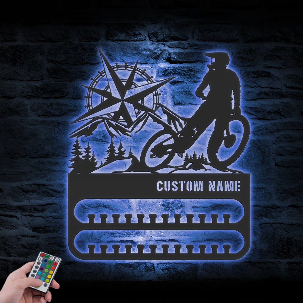 Custom-Mountain-Bike-Medal-Hanger-With-Led-Light_8