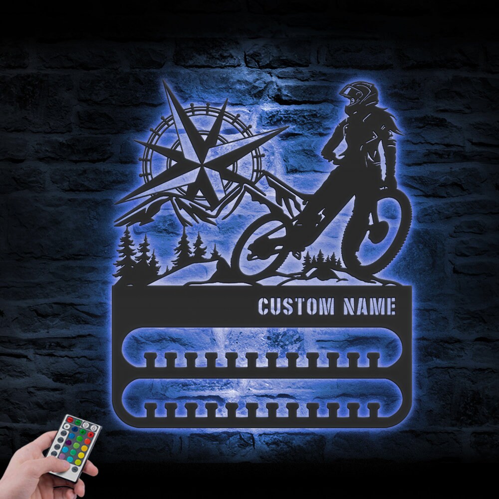 Custom-Mountain-Bike-Medal-Hanger-With-Led_1