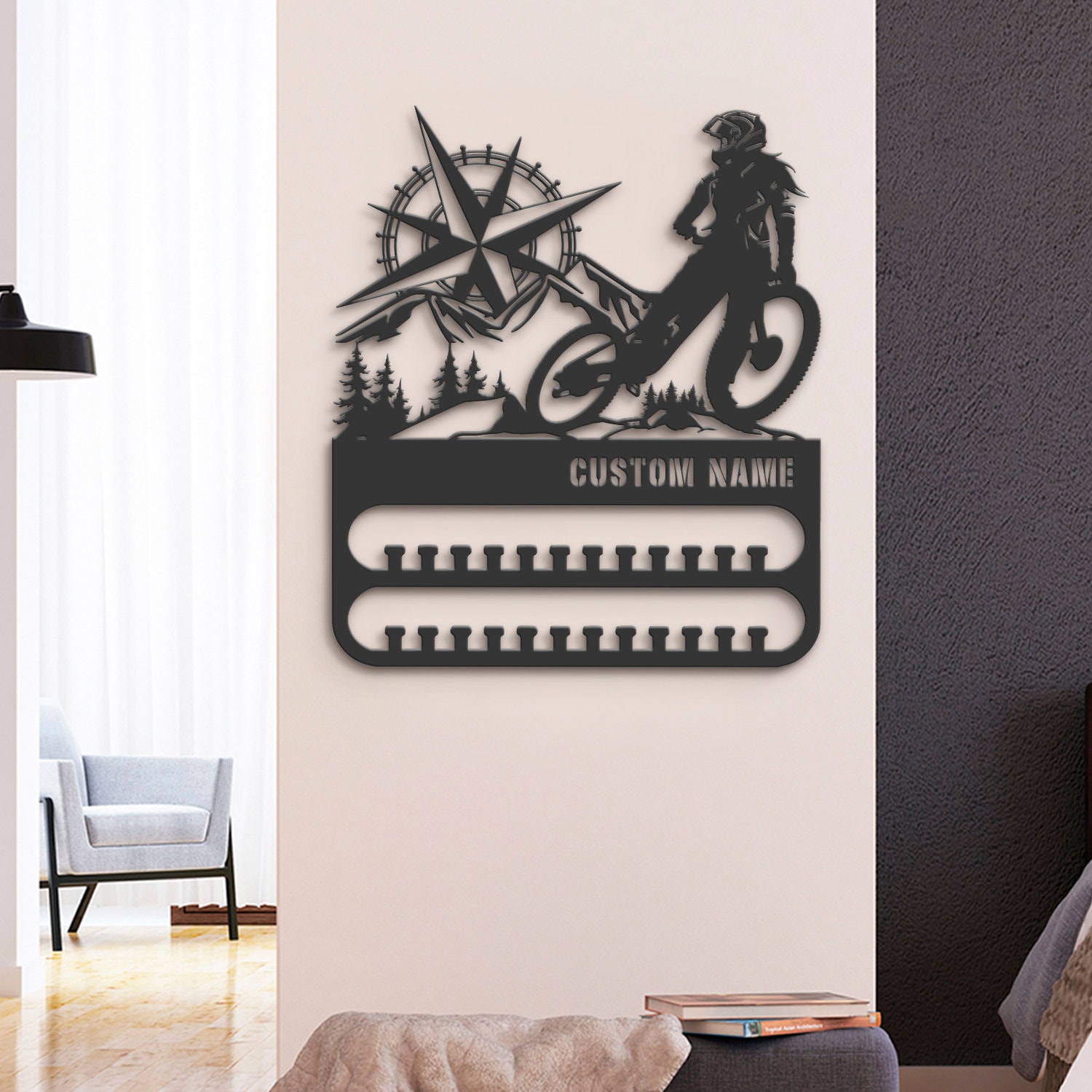 Custom-Mountain-Bike-Medal-Hanger-With-Led_3