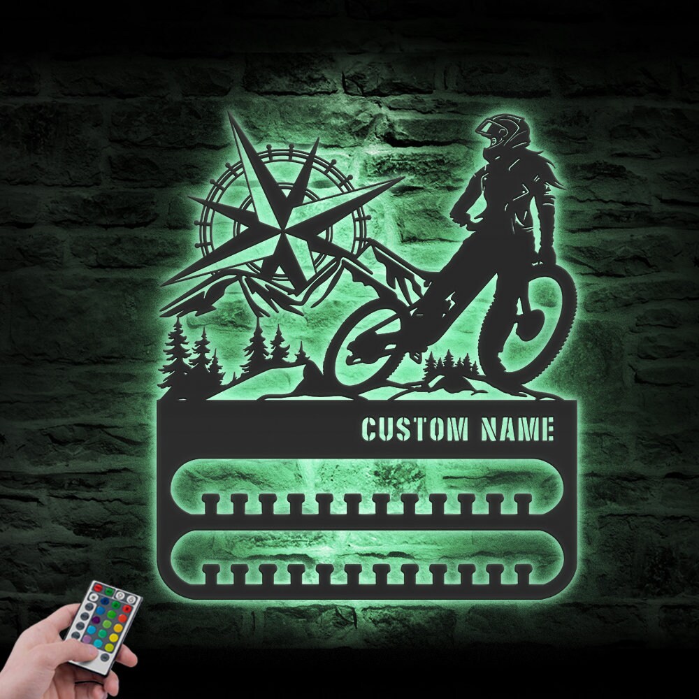 Custom-Mountain-Bike-Medal-Hanger-With-Led_5