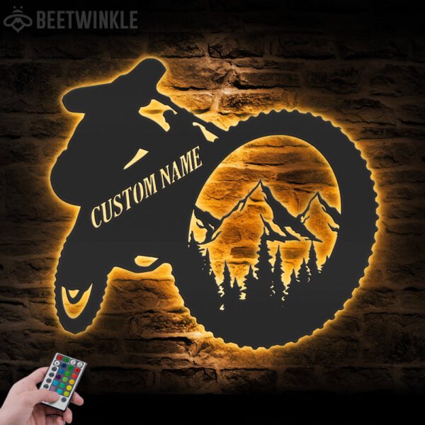 Custom-Mountain-Bike-Metal-Wall-Art-LED-Light-2-3