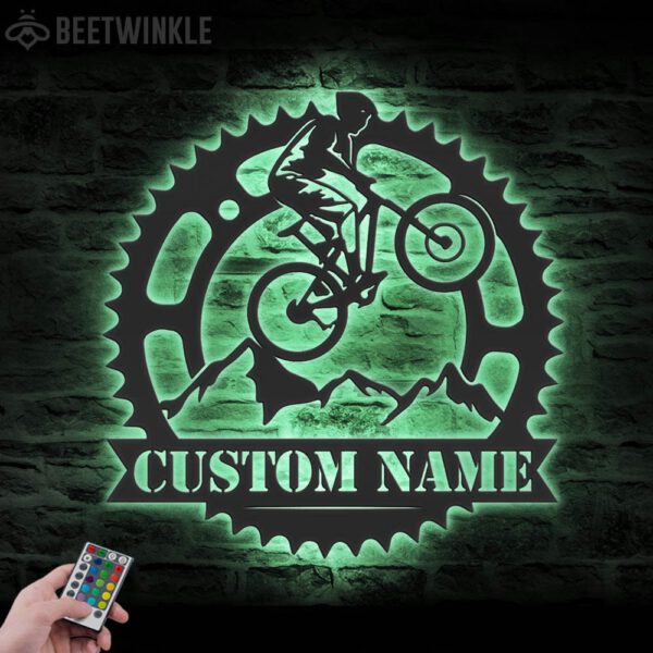 Custom-Mountain-Bike-Metal-Wall-Art-LED-Light-5-2