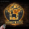 Custom-Mountain-Forest-Deer-Hunting-Metal-Wall-Art-LED-Light-8