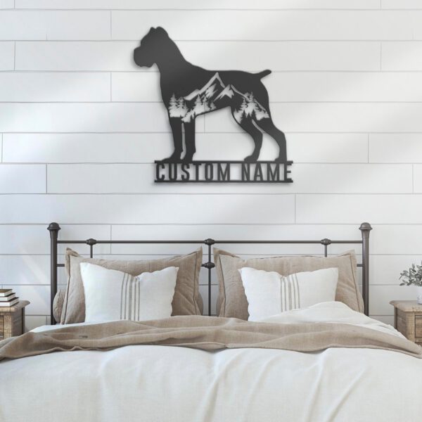 Custom-Mountain-Forest-Scene-Cane-Corso-Metal-Wall-Art-LED-Light_8