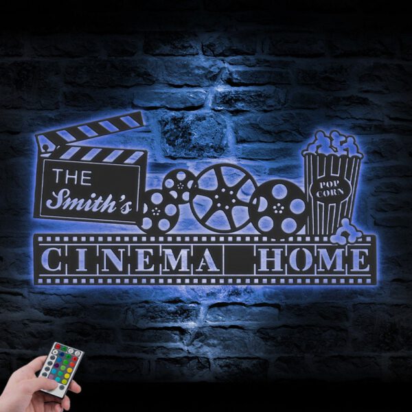 Custom-Movie-And-Popcorn-Metal-Wall-Art-LED-Light-2-3