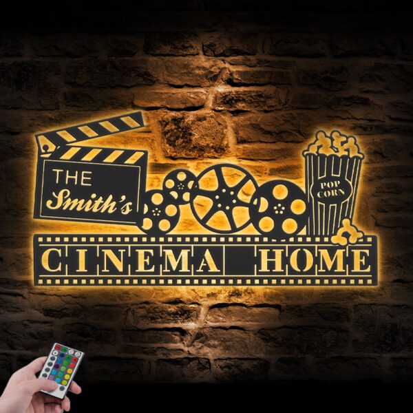 Custom-Movie-And-Popcorn-Metal-Wall-Art-LED-Light-5-3