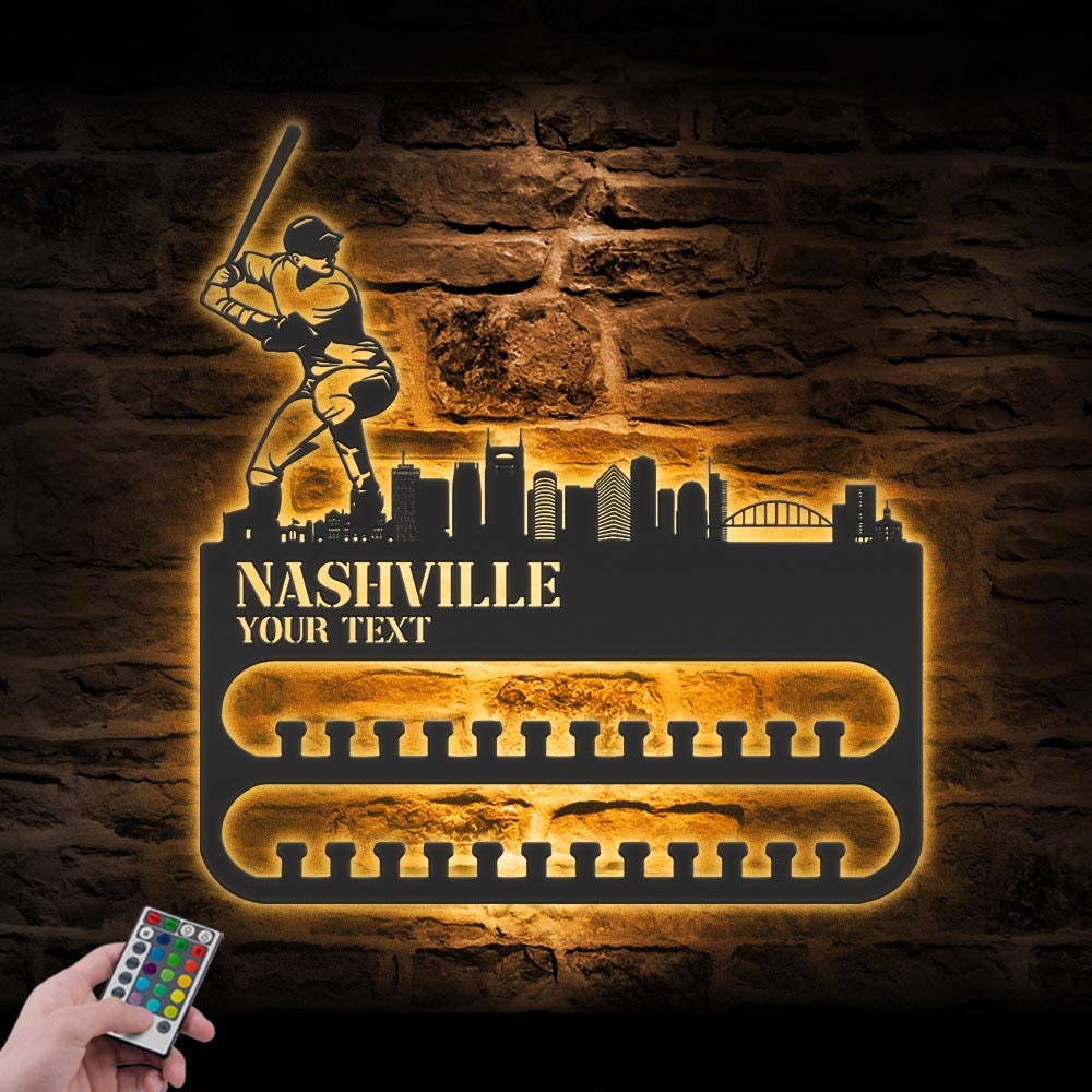 Custom-Nashville-Skyline-Baseball-Player-Medal-Hanger-With-Led-Light_7