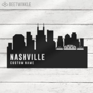 Custom-Nashville-Skyline-Metal-Wall-Art-LED-Light-2