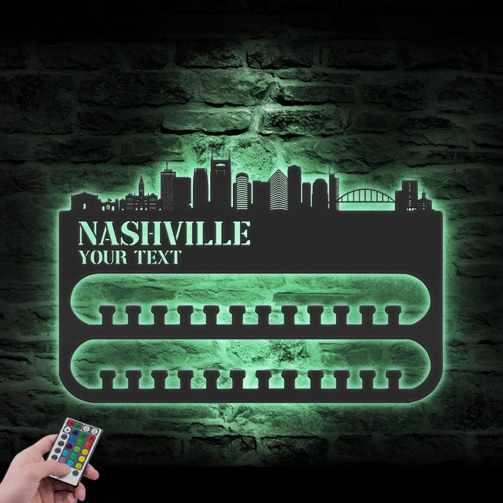 Custom-Nashville-Skyline-Sport-Medal-Hanger-With-Led-Light_5