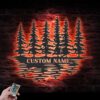 Custom-Nature-Wispy-Pine-Tree-Lake-Metal-Wall-Art-LED-Light-3