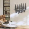 Custom-Nature-Wispy-Pine-Tree-Lake-Metal-Wall-Art-LED-Light-5